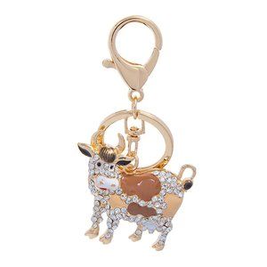 Cow Keychains Bling For Bovine Lovers!*